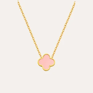 Baby Pink Clover Kette