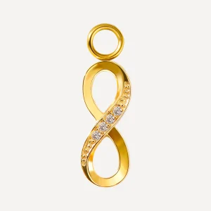 15x6mm Twilight Infinity Ohrring-Charm